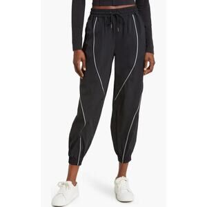 Zella Streamline High Waist Reflective Pants In Black